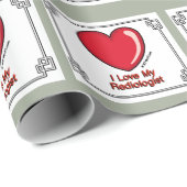 Radiologe Geschenkpapier (Rolleneckpunkt)