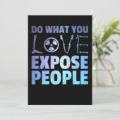 Radiologe Joke Funny Radiology Spaß Krass Tech Einladung (Stehend Vorderseite)