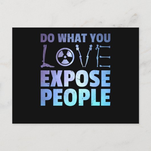 Radiologe Joke Funny Radiology Spaß Krass Tech Postkarte (Vorderseite)