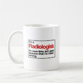 Radiologe Kaffeetasse (Links)