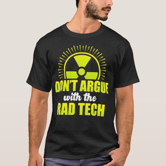 Radiologe Krass Tech Fun Symbol Radiol T-Shirt (Vorderseite)