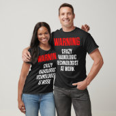 Radiologe Krass Tech Warning Radiology T-Shirt (Unisex)