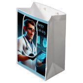 Radiologe Mittlere Geschenktüte (Vorderseite Schrägansicht)