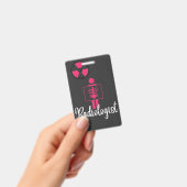 Radiologe Name Abzeichen Ausweis (Handheld)