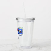 Radiologe Peace Liebe Radiology Chest X-Ray Tech Acryltrinkbecher (Links)