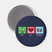 Radiologe Peace Liebe Radiology Chest X-Ray Tech Magnet (Vorderseite/Rückseite)