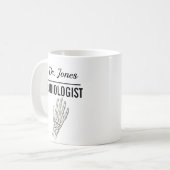 RADIOLOGE Personalisierter Name Arzt Geschenk Kaffeetasse (Vorderseite Links)