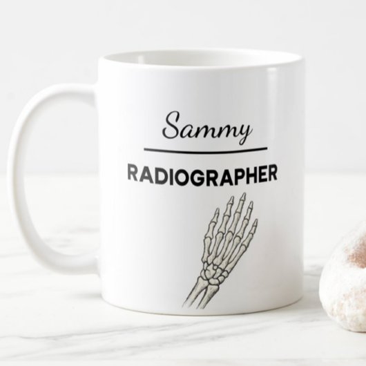 RADIOLOGE Personalisierter Name Röntgen-Tech-Gesch Kaffeetasse