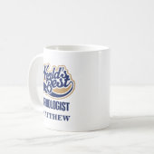 Radiologe-personalisiertes Tassen-Geschenk Kaffeetasse (Vorderseite Links)