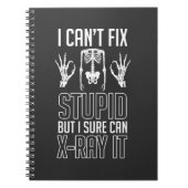 Radiologe Skeleton X-Ray Techniker Radiologie Notizblock (Vorderseite)