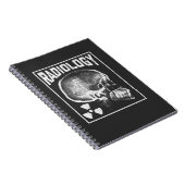 Radiologe Skull-Röntgentechnologin Notizblock (Rechte Seite)