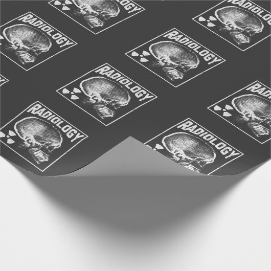 Radiologe Skull Xray Technologe Geschenkpapier (Ecke)