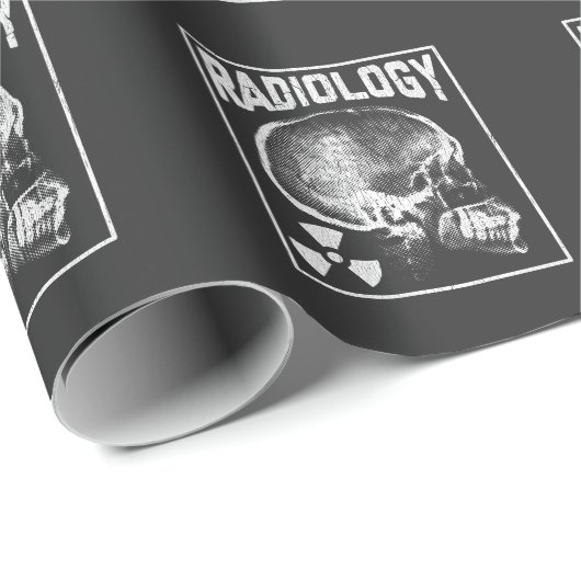 Radiologe Skull Xray Technologe Geschenkpapier (Rolleneckpunkt)