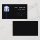 Radiologe - Visitenkarte zur Röntgenbehandlung (Vorne/Hinten)