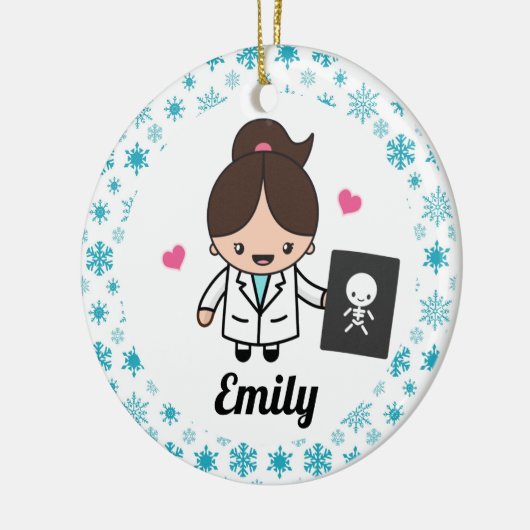 Radiologe X Ray Techniker Xray Tech Keramik Ornament (Links)