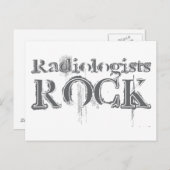 Radiologen Rock Postkarte (Vorne/Hinten)