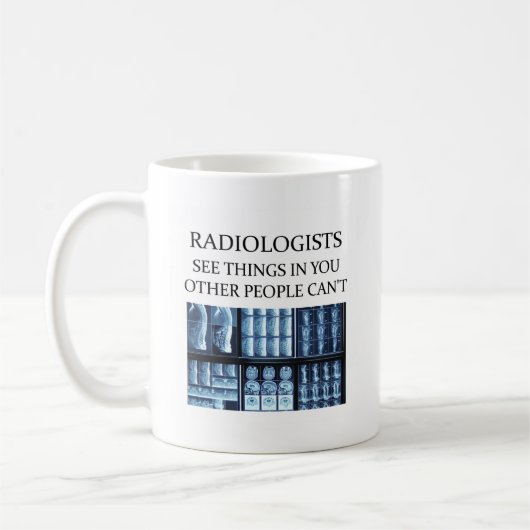 Radiologeradiologie Kaffeetasse (Links)
