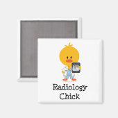 Radiologie Chick Magnet (Vorderseite/Rückseite)
