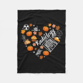 Radiologie Fall Herz Xray Tech Autumn Pumpkin als Fleecedecke (Vorderseite)