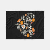 Radiologie Fall Herz Xray Tech Autumn Pumpkin als Fleecedecke (Vorderseite (Horizontal))