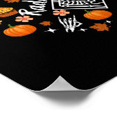 Radiologie Fall Herz Xray Tech Autumn Pumpkin als Poster (Ecke)