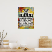 Radiologie-Geheimnisse - Funny Radiologist Poster (Küche)
