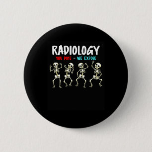 Radiologie Ihre Pose, wir entdecken tanzendes Skel Button