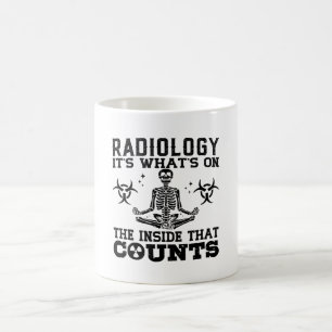 Radiologie ist das, was auf der Röntgenaufnahme de Kaffeetasse