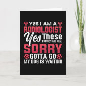 Radiologie Krass Tech Ja, ich bin Radiologe Xray Karte (Vorderseite)