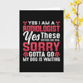 Radiologie Krass Tech Ja, ich bin Radiologe Xray Karte (Gelbe Blume)