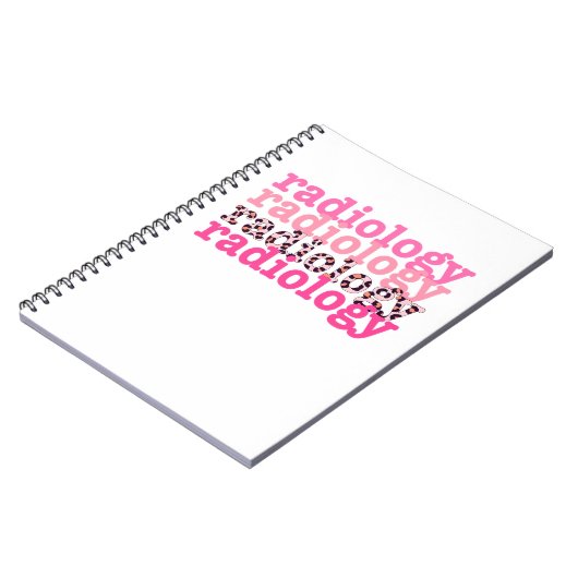 Radiologie Leopard Notizblock (Linke Seite)