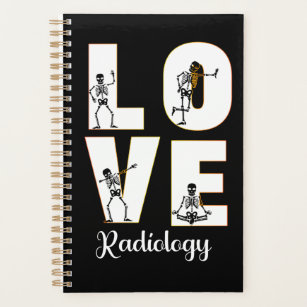 Radiologie Liebe Radiologe Skeleton XRay   Planer