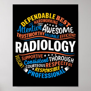 Radiologie Lustige Rad Tech Woche Wertschätzung Ra Poster