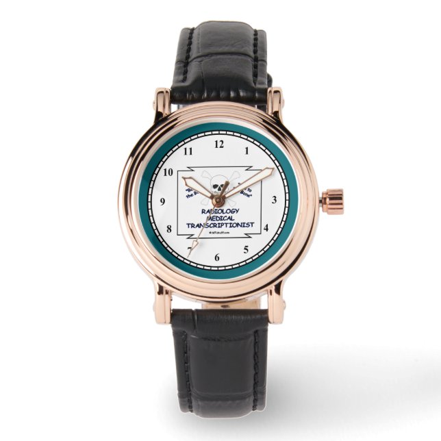 Radiologie MT Bad to Bone Armbanduhr (Vorderseite)