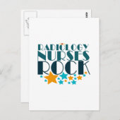 Radiologie Nurses Rock Postkarte (Vorne/Hinten)