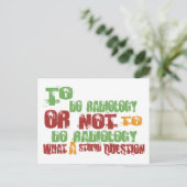 Radiologie Postkarte (Stehend Vorderseite)