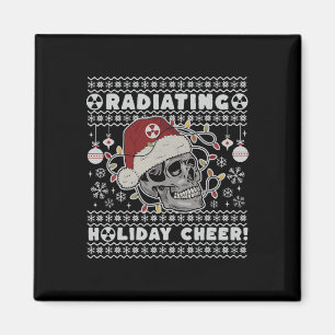Radiologie Radiation Holiday Cheer Röntgen Skelett Magnet