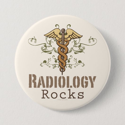 Radiologie schaukelt Knopf Button (Vorderseite)