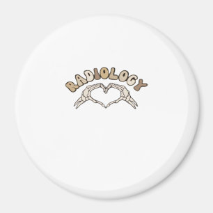 Radiologie Skeleton Heart Hands Classic Magnet