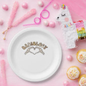 Radiologie Skeleton Heart Hands Classic Pappteller (Party)