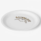 Radiologie Skeleton Heart Hands Classic Pappteller (Schrägansicht)