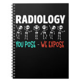 Radiologie Spaß Xray Skeletons Radiologe Notizblock (Vorderseite)