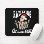 Radiologie strahlt Weihnachtsstimmung Röntgenstrah Mousepad (Mit Mouse)