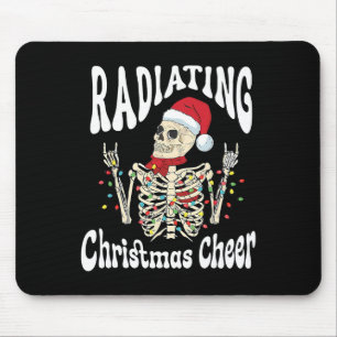 Radiologie strahlt Weihnachtsstimmung Röntgenstrah Mousepad