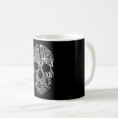 Radiologie Tech Krass Tech Skull Technologist Xray Kaffeetasse (VorderseiteRechts)