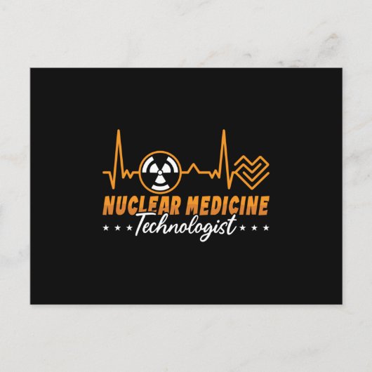 Radiologie Tech Nuklear Medicine Technologist Xray Postkarte (Vorderseite)
