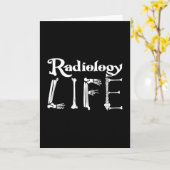 Radiologie Tech Radiology Life Xray Technologist Karte (Gelbe Blume)