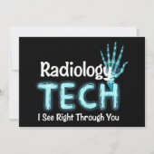 Radiologie Tech Spaß X Ray Einladung (Vorderseite)