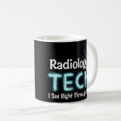 Radiologie Tech Spaß X Ray Kaffeetasse (VorderseiteRechts)
