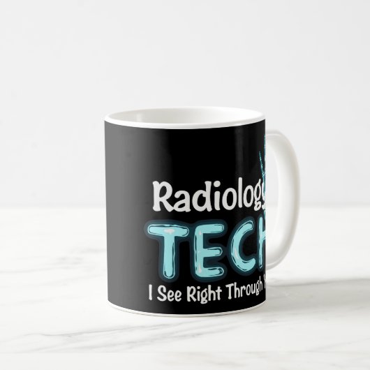 Radiologie Tech Spaß X Ray Kaffeetasse (VorderseiteRechts)